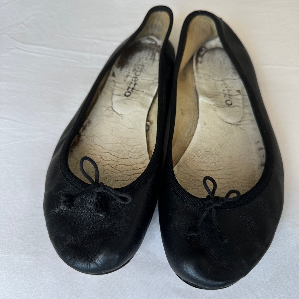 Repetto Leather Ballerina Slipper